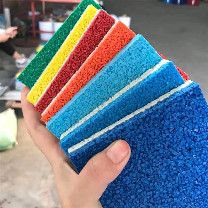 Two Layers Of EPDM Sports Surface Layer For Amusement Park best